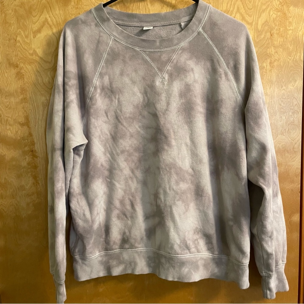 Old Navy Space Dye Crewneck Sweatshirt